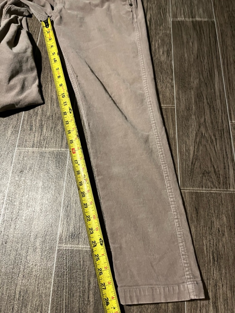 Vuori Corduroy Pants Mens Small Beige Cotton Stretch Jogger Elastic Waist V440 - Picture 9 of 9